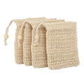 Lathering Soap Pouch 4 Pack – Cotton Mesh Hanging Loop