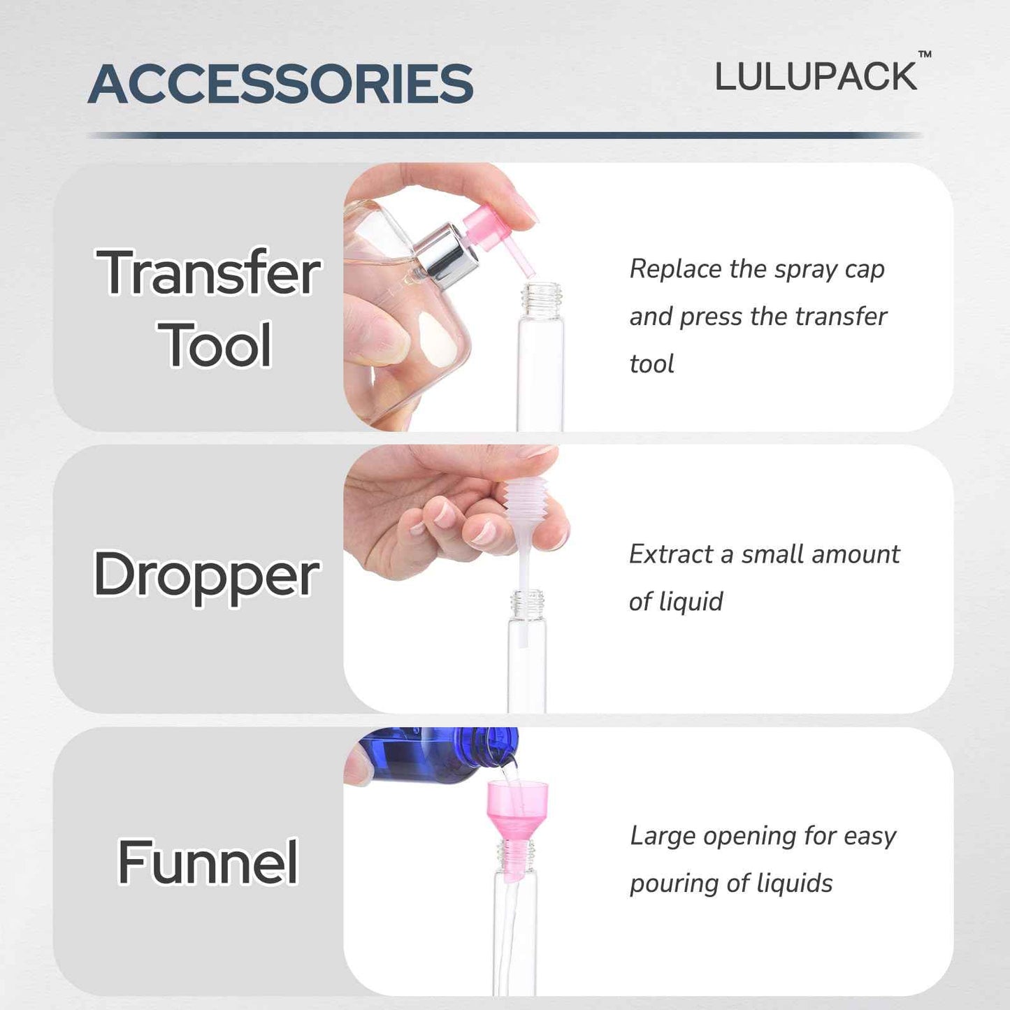 Lulupack Travel Perfume Bottle Refillable - Cologne Spray Atomizer Mini - Small Travel Size Empty Sprayer for Refill Sample Container - Portable Fragrance Decant Dispenser for Women Men 8ml 6PCS Brown