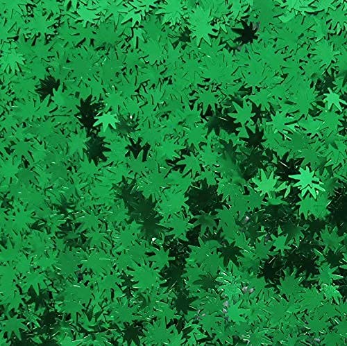 3 Pack Holographic Leaf Glitter - Cosmetic Grade Face Body Nails