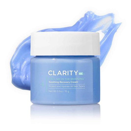 ClarityRx Call Me In The Morning Face Moisturizer, 1.7 Fl Oz, Soothing Recovery Facial Cream, Natural, Plant-Based with Antioxidants, Hydrating Matte Finish Day Cream for All Skin Types, No Parabens