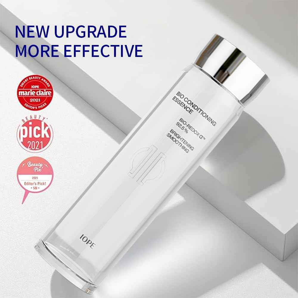 IOPE Bio-Conditioning First Step Essence | Fast Absorbing Korean Facial Toner for Sensitive Skin, Intensive Hydration & Smoothing, Anti-Oxidant and Purification, Daily Glow Skincare, 2.84 Fl Oz.
