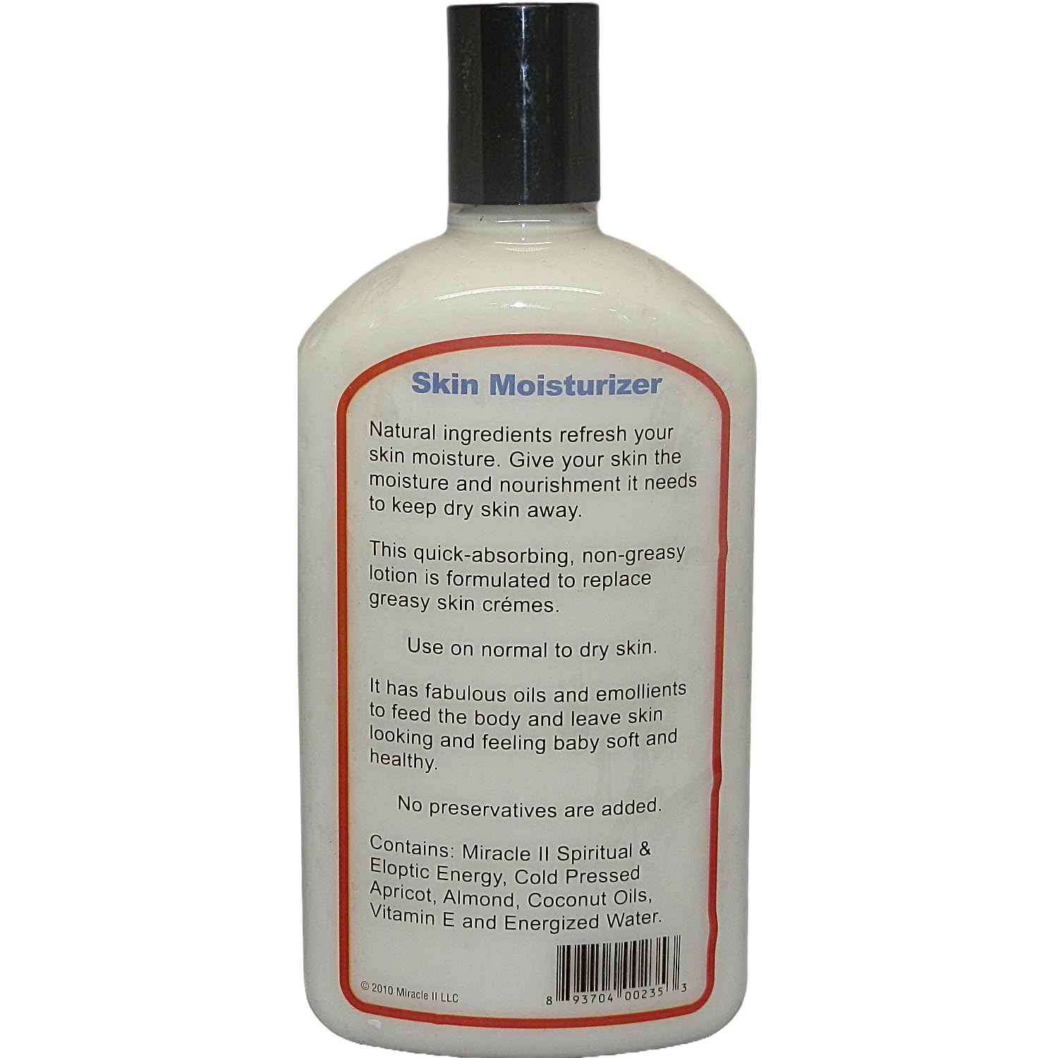 Miracle II 100% Natural Skin Moisturizer 22 Oz (Miracle 2)