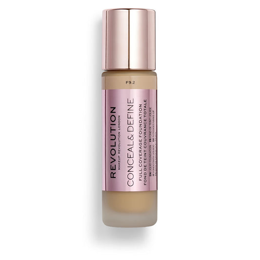 Makeup Revolution Conceal and Define Concealer, Full Coverage & Matte Finish, C4.5 for Fair/Light Skin Tones, Vegan & Cruelty-Free, 0.7 Fl Oz