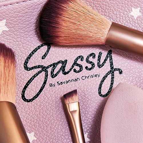 Sassy Brush Kit - 4 Piece Makeup Brush Set with Pouch