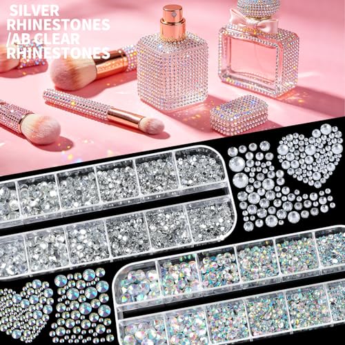 Rhinestone Bedazzling Kit 10000PCS with Glue & Tools