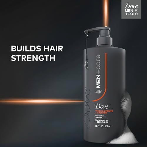 Dove Men+Care Thick & Strong 2-in-1 Shampoo, 28 fl oz
