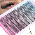Lash Spikes 320pcs Spiky Clusters 13-21mm D Curve Volume Cluster
