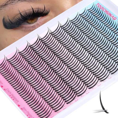 Lash Spikes 320pcs Spiky Clusters 13-21mm D Curve Volume Cluster