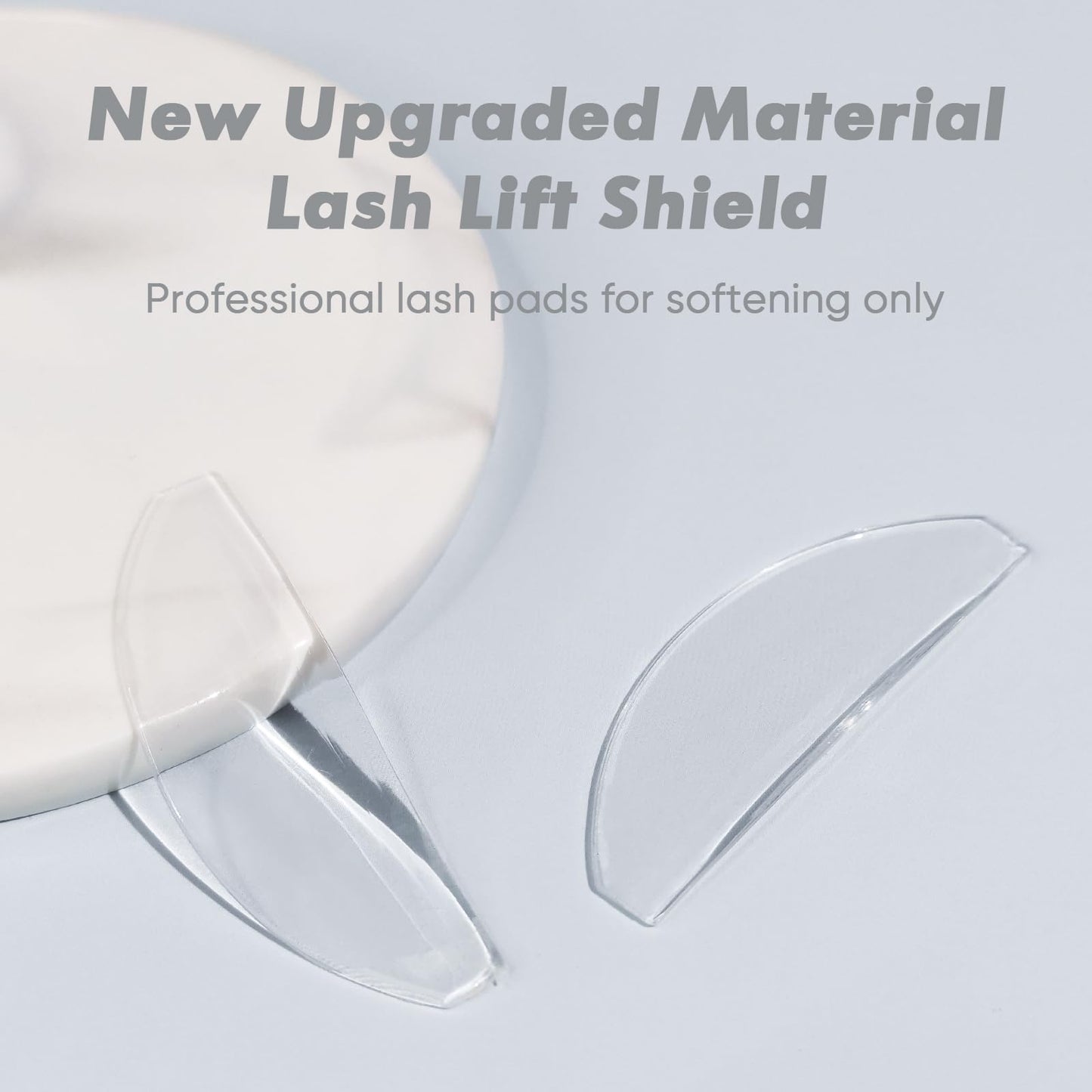 Libeauty Lash Lift Pads 1 Pair Ultra-Thin Reusable Eyelash Perm Shields For NO.1 Perm Step Only Self Sticky Soften Eyelash Eye Patch