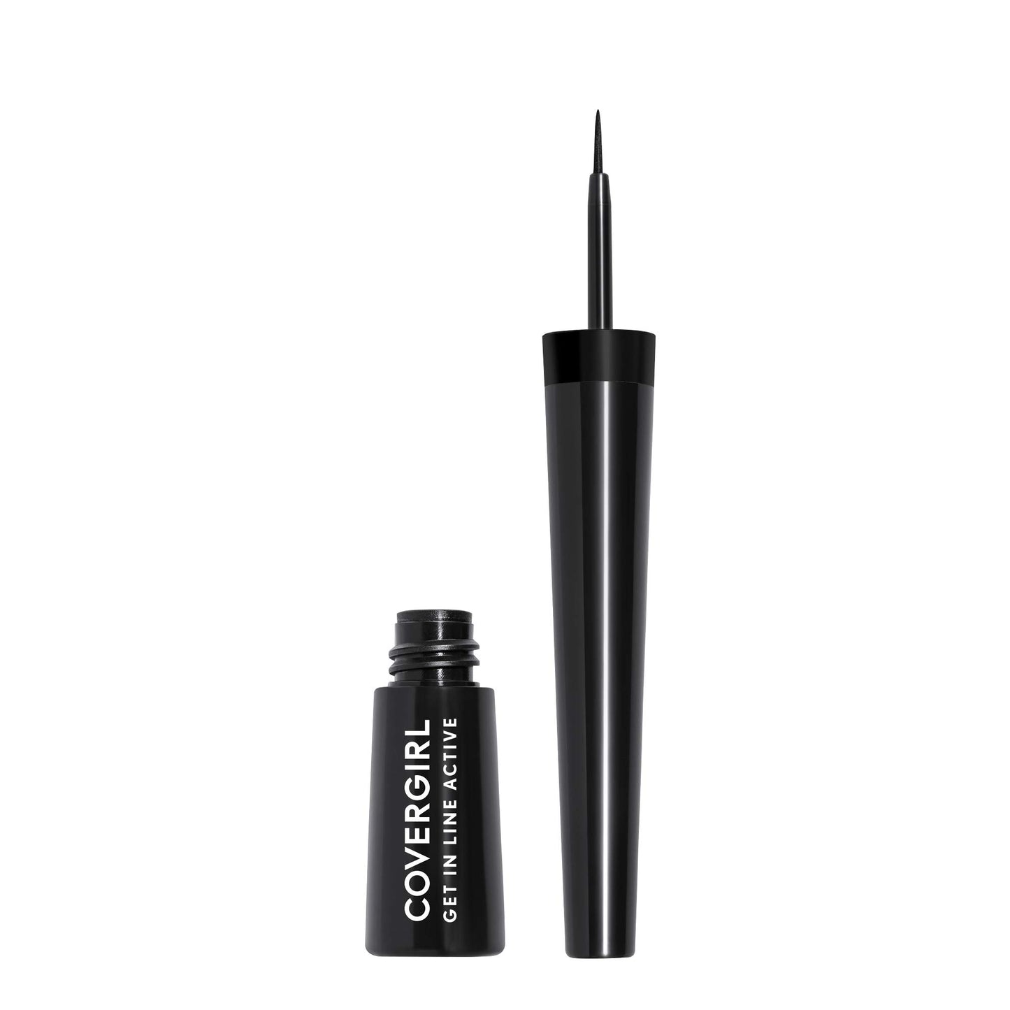 COVERGIRL Get In Line Active Eyeliner, Ink Black, 0.36 Ounce