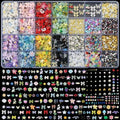 3D Nail Charms and Rhinestones Kit - 9000 Pcs 110 Styles DIY Nail Art Gems