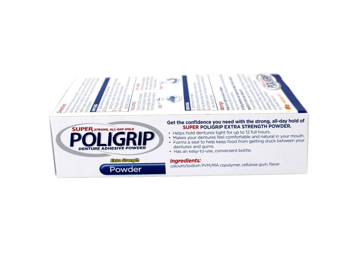 Super Poligrip Denture Adhesive Powder-1.6 oz (Pack of 4) by Super Poli-Grip