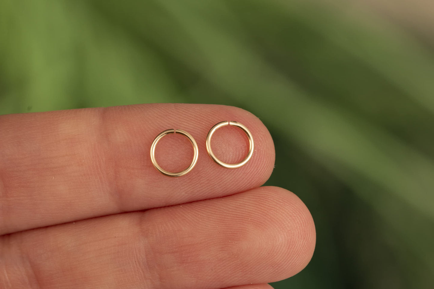 5mm Gold Cartilage Nose Helix Tragus Mini Huggie Hoop Earrings in 14k Gold-filled Snug Gold Nose Ring (Gold, 5mm 20 gauge / 1 pair)