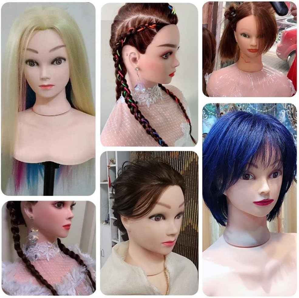 hairyhme Shoulder Mannequin, Dummy Shoulder Mannequin Head Stand, Wig Head Support for Cosmetology and Hairdressing Training in Home and Salon Settings, Shoulder Model Large Size