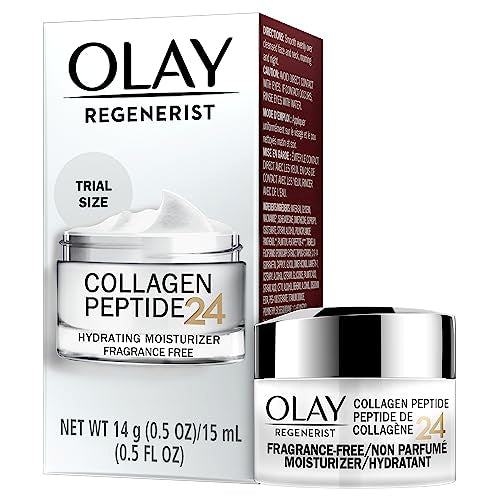 Olay Regenerist Collagen Peptide 24 Face Moisturizer, Trial Size, 0.5 oz