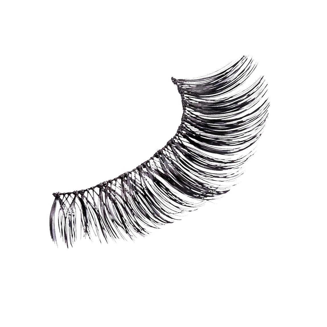 KISS Looks So Natural False Eyelashes Multipack, Lightweight & Comfortable, Tapered End Technology, Reusable, Cruelty-Free, Contact Lens Friendly, Style 'Flirty', 5 Pairs Fake Eyelashes Black