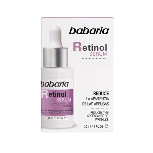 Babaria Retinol Face Serum, 1 oz - Facial Moisturizer for Skin Care - Anti Aging Serum to Reduce Appearance of Wrinkles - Improves Firmness and Elasticity - Light, Fast-Absorbing, Vegan Formula