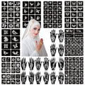 Henna Tattoo Stencil Kit 190pcs, 24 Sheets Reusable