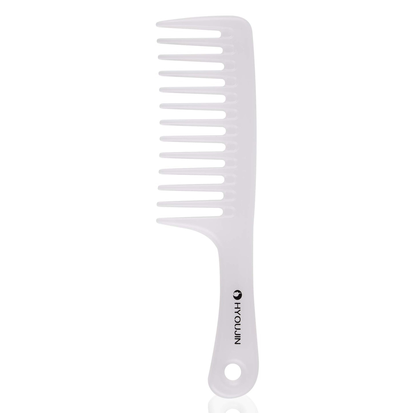 HYOUJIN Wide Tooth Comb Detangling Hair Brush Paddle Hair Comb Care Handgrip Comb-Best Styling Comb for Long Wet or Curly Reduce Hair Loss and Dandruff & Headache-Minimal breakages