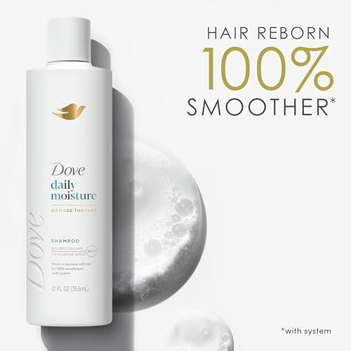 Dove Nutritive Solutions Moisturizing Shampoo for Dry Hair Daily Moisture with Pro-Moisture Complex for Manageable and Smooth Hair 12 oz,(Pack of 8)