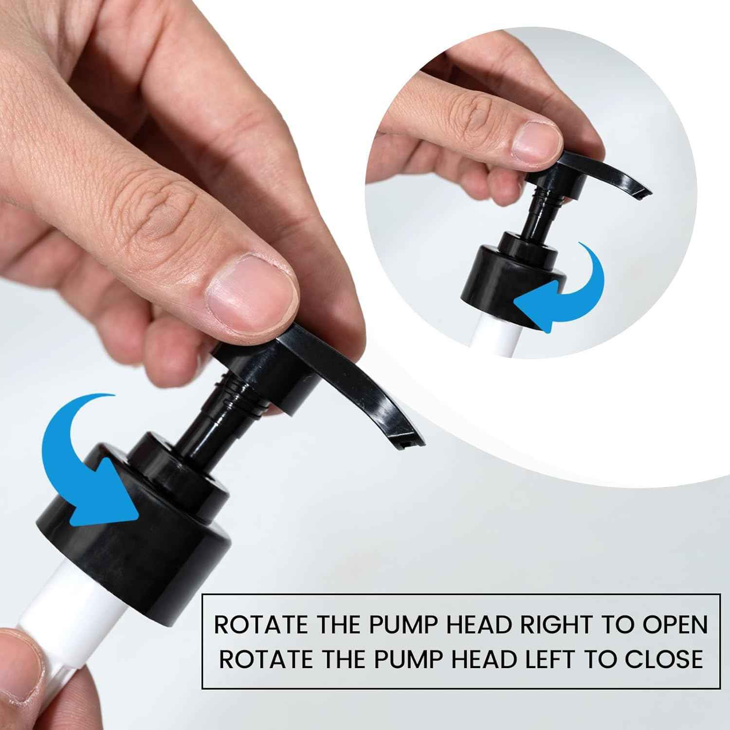 BPFY 4 Pack 16 oz Amber Glass Bottles with Pumps for Shampoo, Essential Oils, Cleaning Products, Lotions, Aromatherapy Oil, Pump Bottles, Refillable Containers with Cap, 8 Chalk Labels, 1 Pen