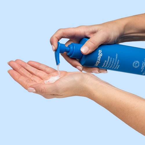 AQUAGE Healing Conditioner, Contains Marine Botanicals to Moisturize and Repair Dry or Damaged Hair and Build Strength from the Inside Out, 8 oz