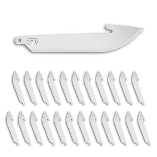 OUTDOOR EDGE 3.0" RazorSafe Replacement Drop-Point Blade Pack, 24-Pieces