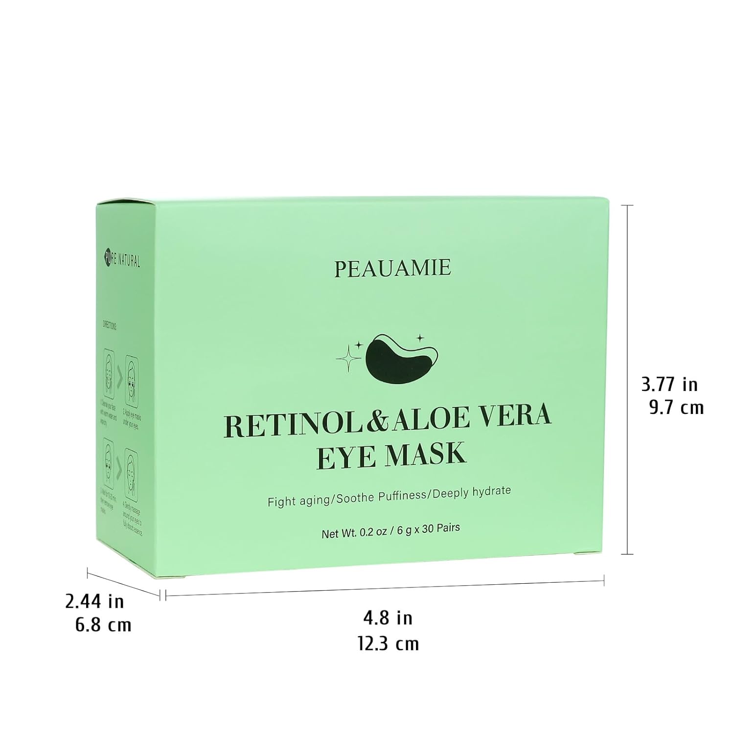 Under Eye Patches Gold and Hyaluronic Acid for puffy eyes,Rose Eye Masks for Dark Circles and Puffiness skin care Smooth Wrinkles products 30 Pairs