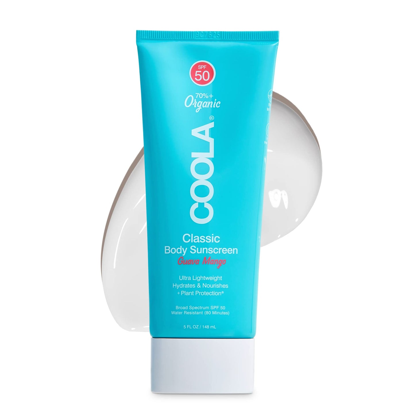 COOLA Organic Sunscreen SPF 50 Sunblock Body Lotion, Dermatologist Tested Skin Care for Daily Protection, Vegan and Gluten Free, Guava Mango, 5 Fl Oz