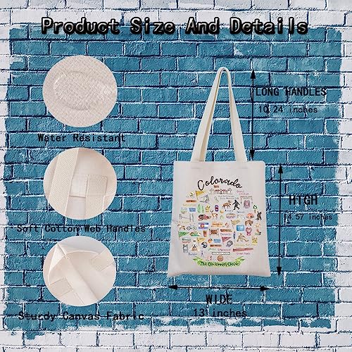 Colorado Welcome Tote Bag - Travel Gift with Colorado Design