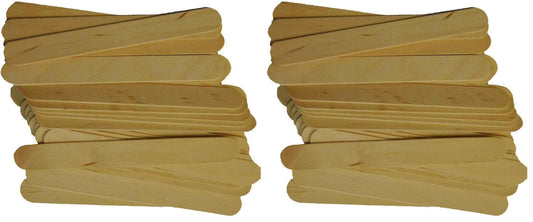 Spa Stix Large Jumbo Waxing Sticks - 6" x 3/4", Pack of 200 Jumbo Sticks