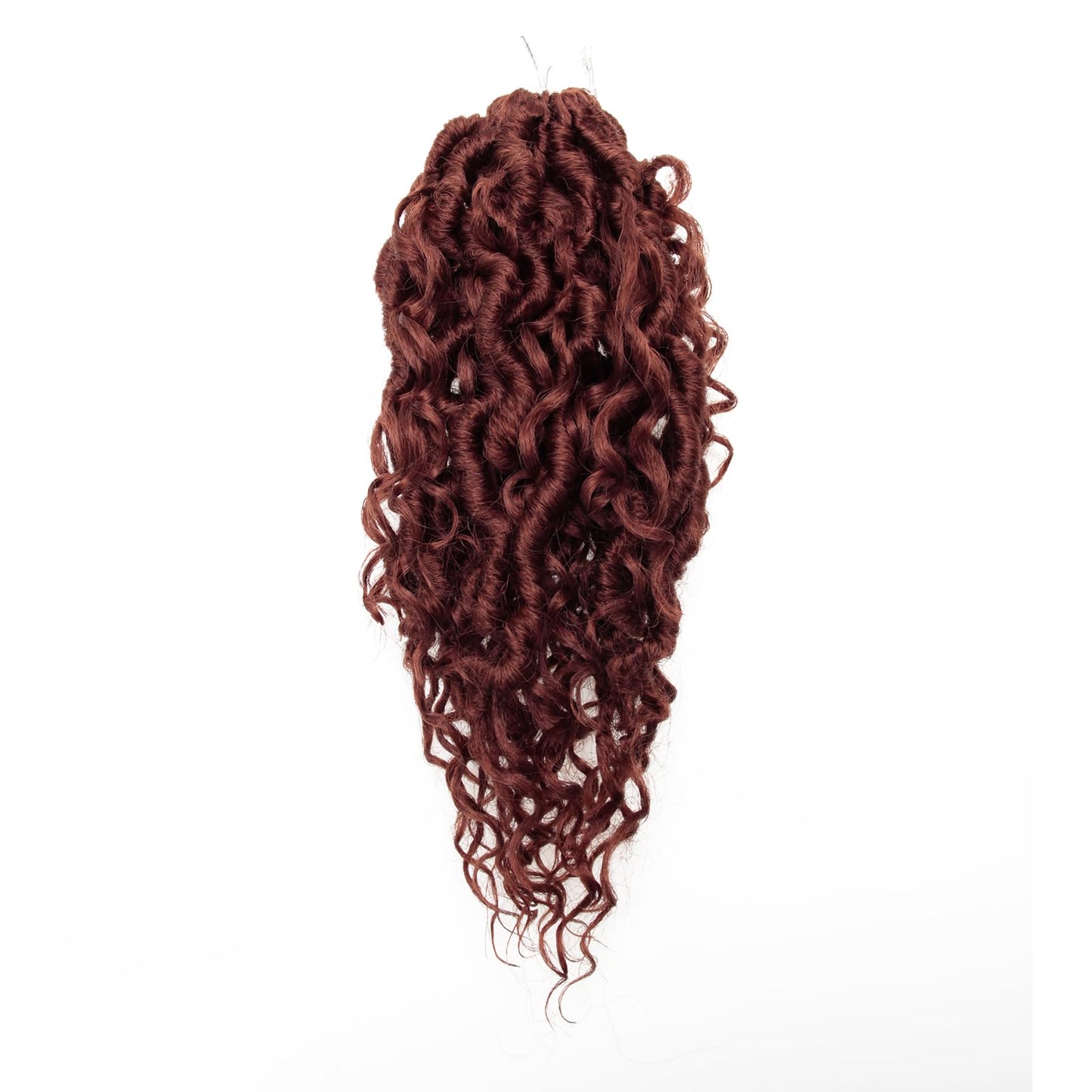 Goddess Locs Crochet Hair 22Inch 2Packs Pre-looped Short River Locs Curly Faux locs Crochet Hair Hippie Locs Bohemian Locs Crochet Braids for Black Women(350#, 22inch(Pack of 2))