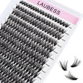 LAUBESS 40D Cluster Lashes - Wispy Mixed Tray Extensions