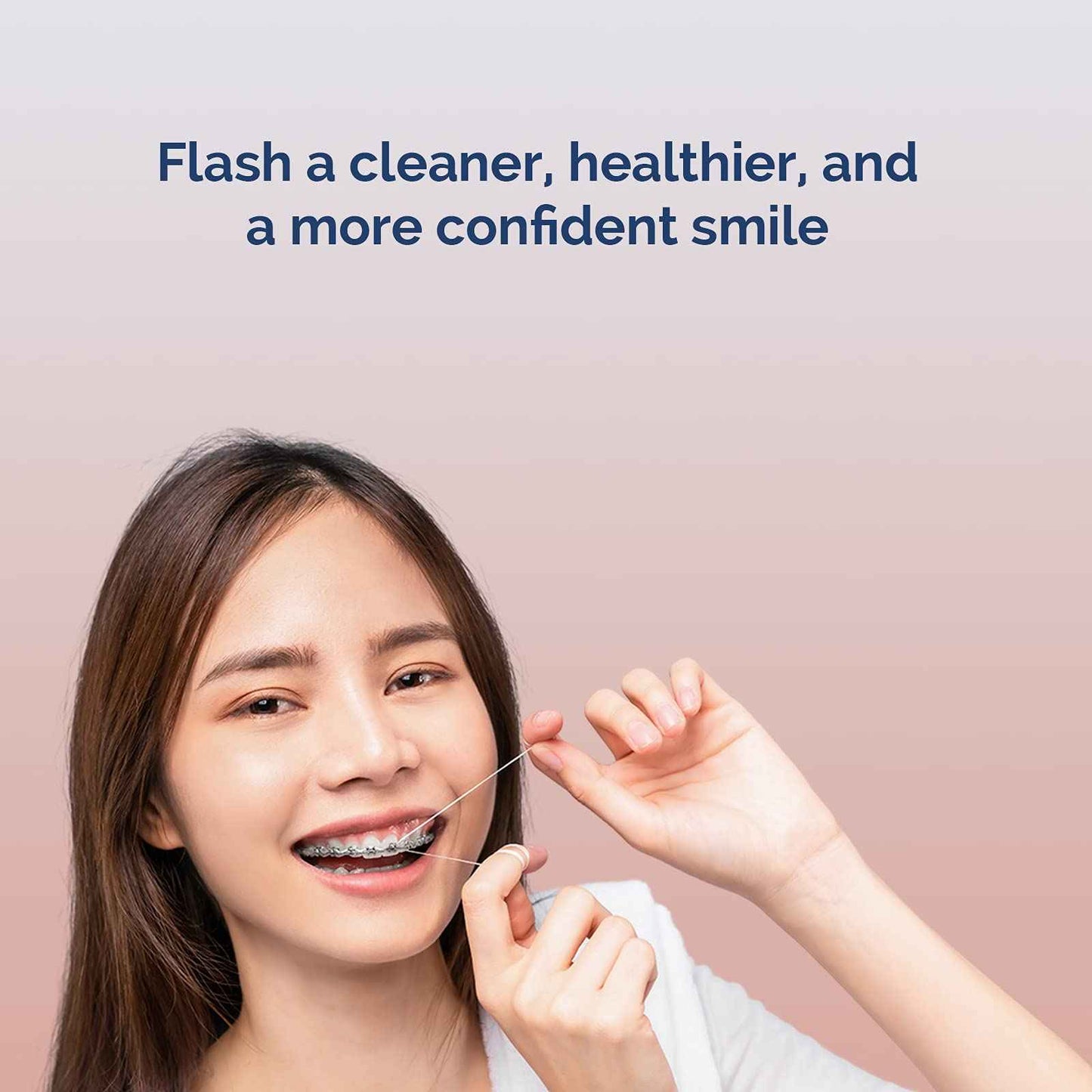 Proxysoft Dental Floss for Bridges and Implants 6 Packs - Floss Threaders for Bridges, Dental Implants, Braces with Extra-Thick Proxy Brush for Optimal Oral Hygiene -Teeth Bridge and Implant Cleaners