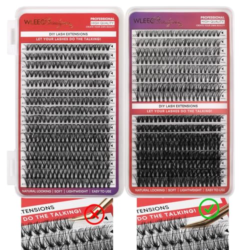 30D 40D 50D Lash Clusters Wispy - 640PCS DIY Eyelash Extensions