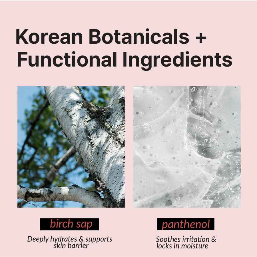 Deep Comfort Ampoule, Hydrating Serum with Korean Birch Sap 10,000ppm, Ceramide & Panthenol, Instantly Moisturizes & Strengthens Skin Barrier, Lightweight, Vegan Korean Skincare (30ml / 1.01 fl. oz)