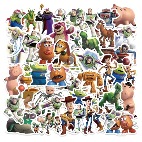 50 Piece Cartoon Vinyl Stickers Waterproof Pack