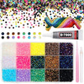 15000 Pcs 3mm Flatback Rhinestones Bedazzling Kit - Multicolor