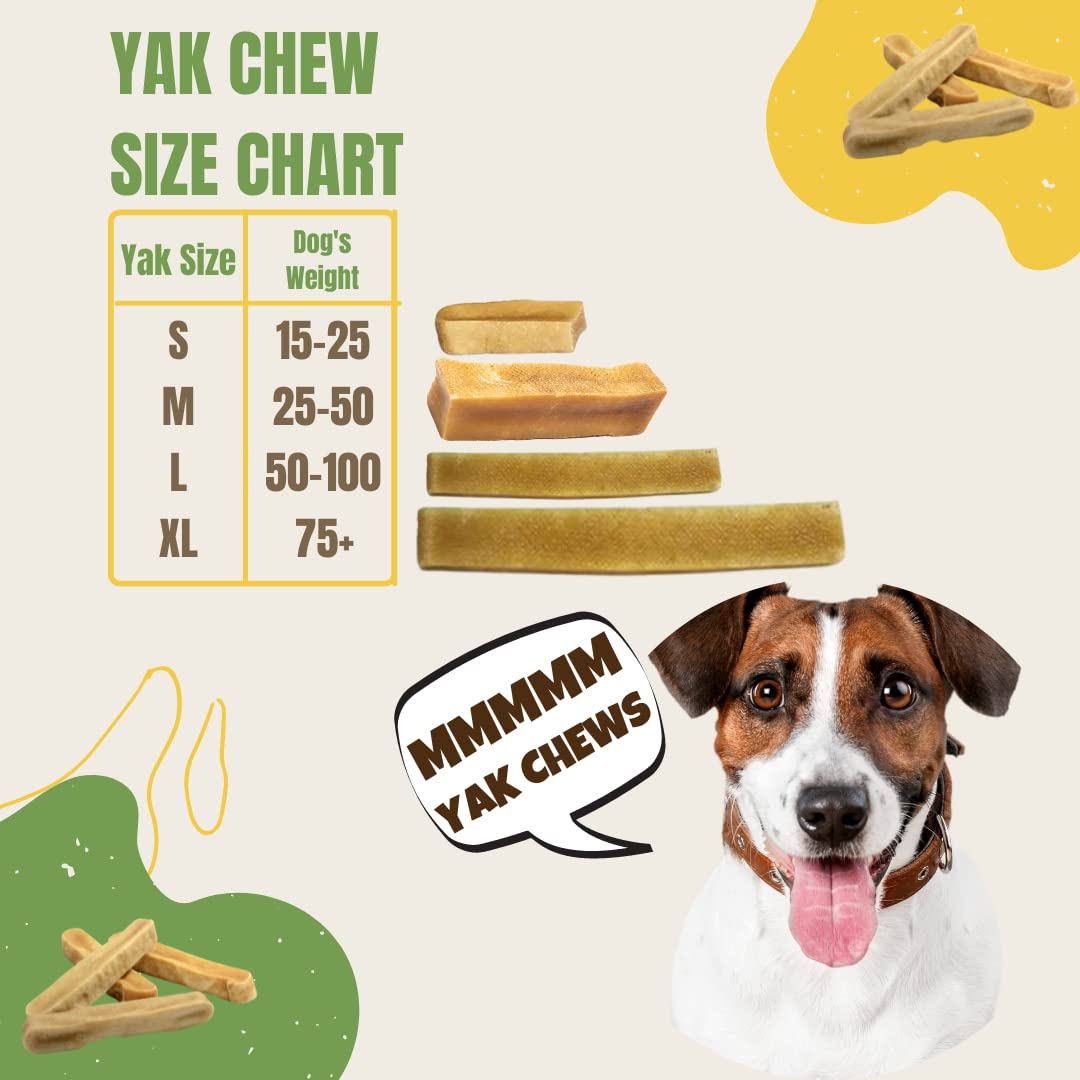 EcoKind Yak Cheese Dog Chews | 2 lb. Bag | Healthy Dog Treats, Odorless, Rawhide Free, Long Lasting Dog Bones for Aggressive Chewers, Indoors & Outdoor Use, Made in The Himalayans