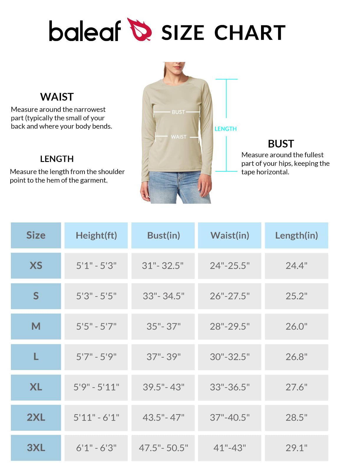 BALEAF Women's UPF 50+ Sun Shirts Long Sleeve UV Protection Rash Guard Lightweight Quick Dry SPF Hiking Tops Outdoor Clothing Oatmeal Size S