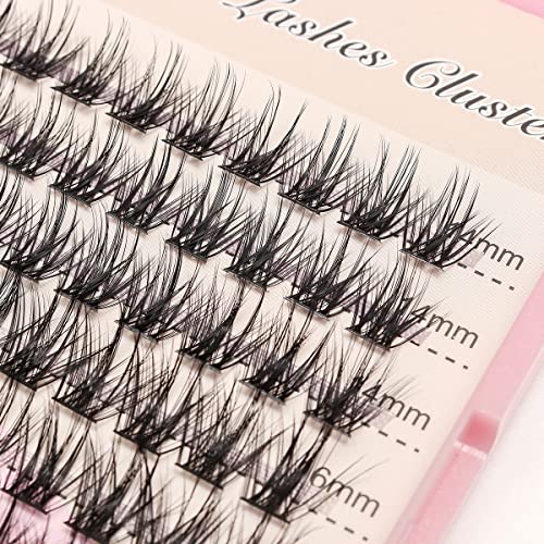 SULV Wispy Lash Clusters - Natural C Curl, DIY Eyelash Extensions