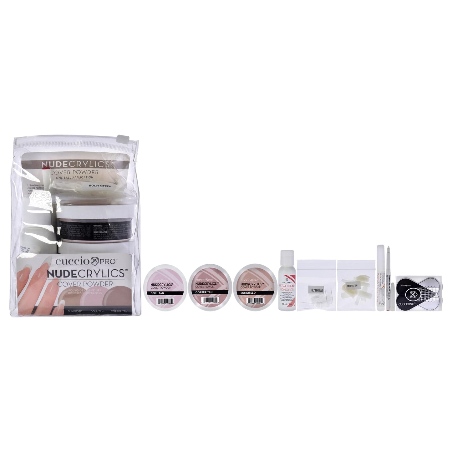 Cuccio Pro Nudecrylics Cover Powder Kit 1 Kit (I0099023)