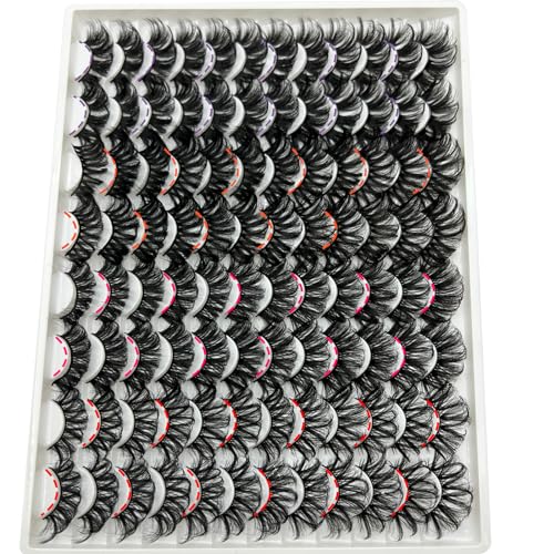 25MM Mink Lashes 48 Pairs Pack 25 mm False Eyelashes Long Dramatic 5D Full Volume Fake Eyelashes 4 Styles Wispy Curly Mink Eyelashes Wholesale, by TIMELABS