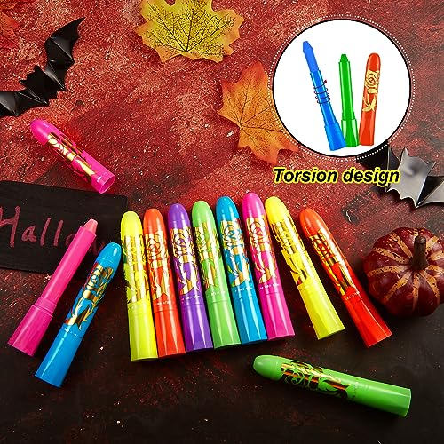 Tenceur 48-Piece Glow in the Dark Face and Body Paint Kit
