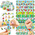 Parrot Party Favor Set - 72PC Tropical Tattoos & Slap Bracelets