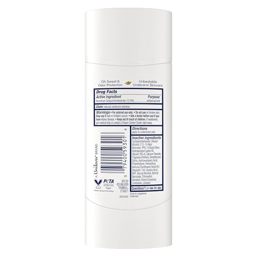 Dove Invisible Clear Finish Antiperspirant Deodorant, 2.6 oz