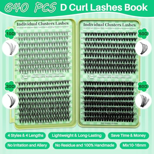 Wispy Lash Clusters Kit with Bond, Seal & Tweezers
