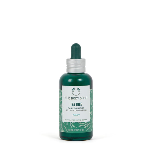 The Body Shop Tea Tree Daily Solution Serum - Purifying - For Oily, Blemished Skin - 1.69 Fl Oz