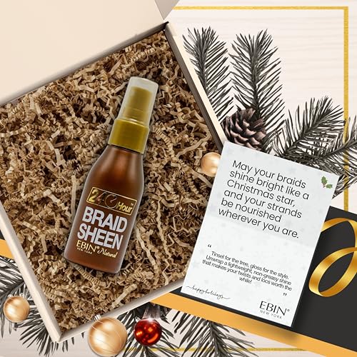 EBIN NEW YORK 24 Hour Braid Sheen Spray – Argan Oil Scalp Moisturizer, 2 fl oz