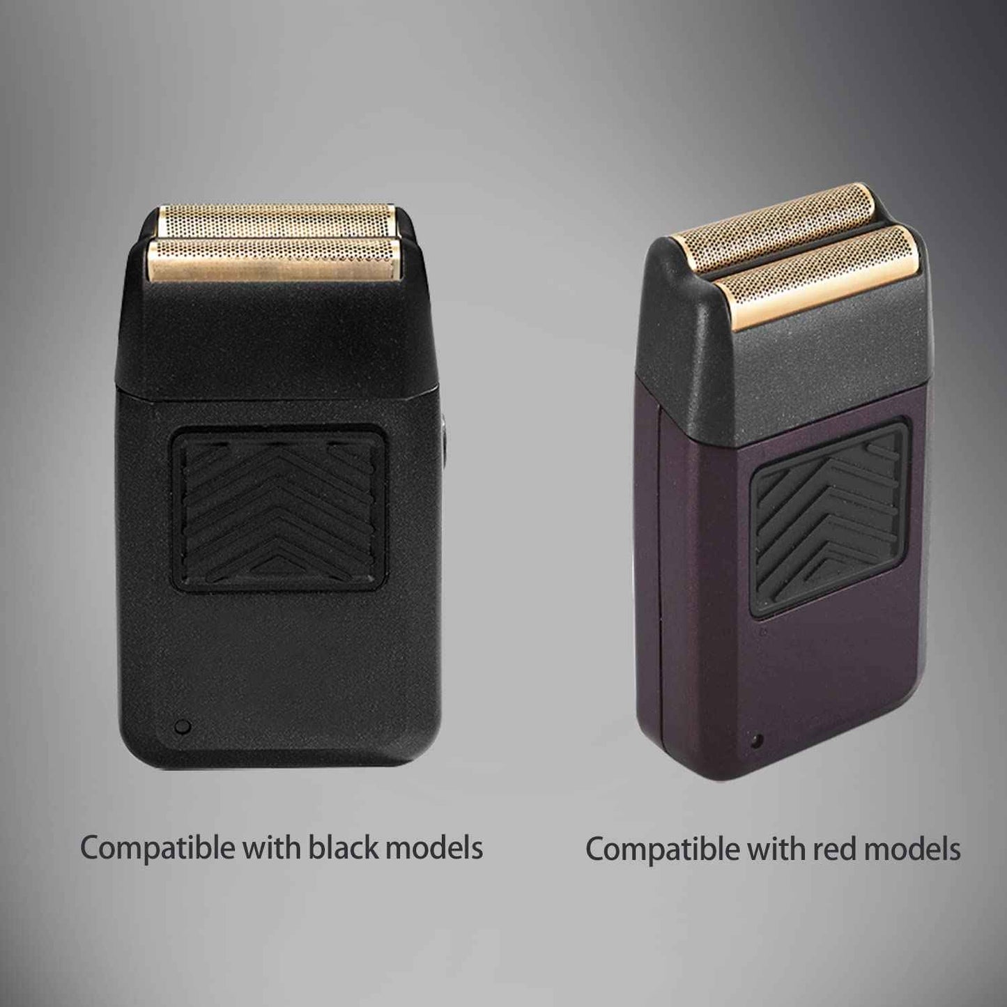 2 pcs Professional 5 Star Series Finale Shaver Shaper Replacement Super Close Gold Foil and Cutter Bar Assembly, Compatible with Wahl Shaver Foil Model 7043-100,Shaving for Barbers and Stylists